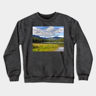 Love Is Patient: Hidden Lake Crewneck Sweatshirt